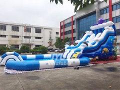 Ocean Theme Octopus Inflatable Water Land Mobile Park For Backyard Water Inflatables