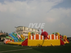 PVC Tarpaulin Adult Children's Inflatable Water Park For Playing Equipment