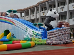 Giant Blow Up Jungle Adventure Amusement Slide Park Water Playground Inflatable