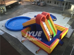 Affordable Price Custom Project Portable Inflatable Water Slide Park With Pool