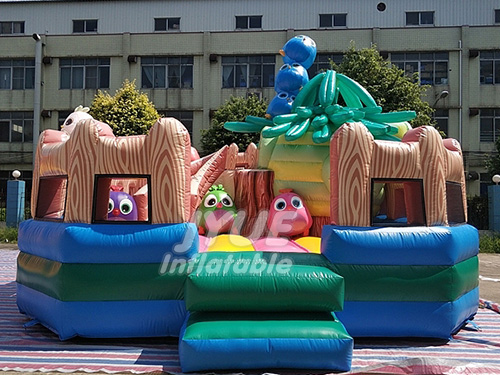 Outdoor Inflatable Fun City Giant Inflatable Playgrounds