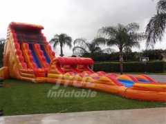 Big Naughty Super Funny Best PVC Tarpaulin 0.55MM PVC Giant Double Lane Inflatable Slip And Slide