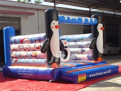Animal Design Inflatable Air Bounce,Penguinkids Inflatable Bounce Bed