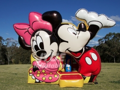 PVC Cheap Inflatable Bouncer For Sale,Mickey And Minnie Mouse Jumping Castle
