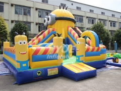 Minions Playground Giant Inflatable Bouncer Castle House With Slide