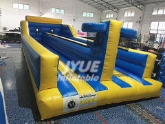 Two Lane Inflatable Bungee Run For Sale , Inflatable Bungee Trampoline Game