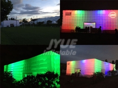 Outdoor Giant Projection LED Inflatable Tent For Wedding Catering Inflatable Tube Tent