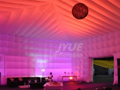Outdoor Giant Projection LED Inflatable Tent For Wedding Catering Inflatable Tube Tent