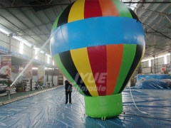 Inflatable Advertising Air Balloon On Roof With Blower