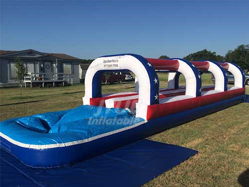 Custom Commercial Water Slides Inflatable Nip Slip N Slide For Kid Sale