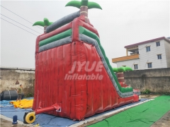 Palm Tree Commercial Inflatable Water Slides For Sale