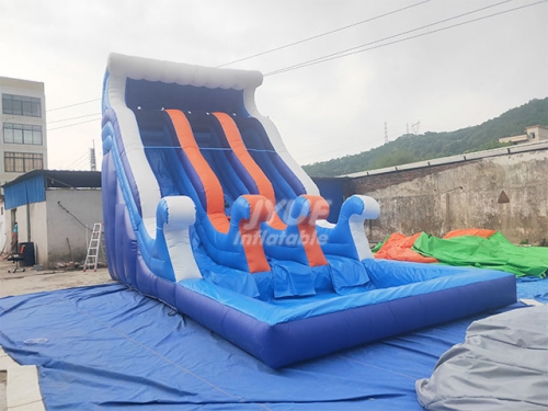 Blow Up Slide And Pool
