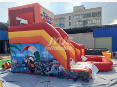 Cars Commercial Bounce House With Slide