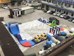 new design inflatable floating aqua water park water obstacle course game