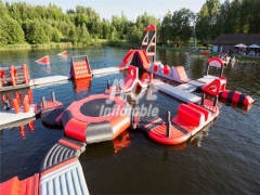 outdoor sport game aqua park inflatable floating for sea