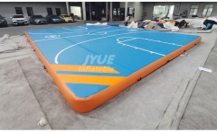 New style sports game outdoor air track floor football inflatable basketball court for sale Jyue-SC-011