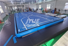 Airtrack factory inflatable air track floor custom sport court for indoor soccer,volleyball, dodgeball Jyue-SC-007