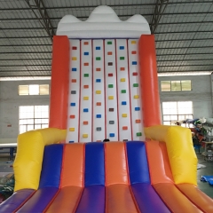 Inflatable rock climbing