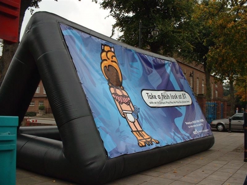 pvc tarpaulin advertising inflatable billboard