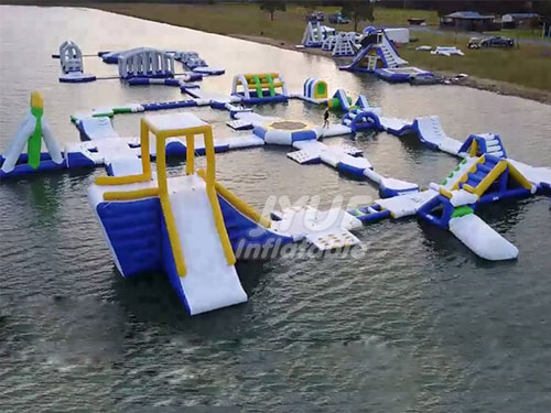 Ocean Toys Combination Inflatable Floating Aqua Park