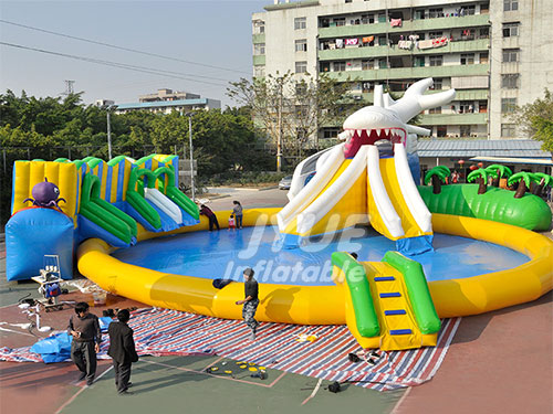 Adults Summer Play Inflatable Amusement Water Park For Kids