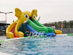 Blow Up Mobile Inflatable Water Park Slide For Adult Kids