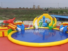 Amusement Park Outdoor Jungle World Kids Inflatable Water Park Cheap