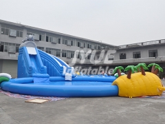Elephant Water Amusement Park Products Inflatable Water Park With Slide
