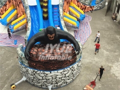 Huge Gorilla Jungle Theme Water Sports Equipment Inflatable Water Park