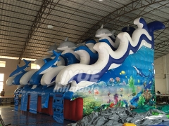 Shark Tale Theme Inflatable Water Slide Clearance 10m(L)*6m(W)