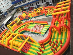 Kids Obstacle Course Equipment Inflatable Sport Games Rainbow Inflatable Obstacle Course