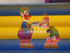 Cheap Inflatable Bouncers For Sale, Clown Inflatable Jumping Bouncer Slide