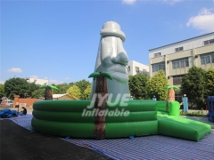 Hot Inflatable Water Rock Climbing Wall For Sale , Inflatable Mountain Bouncer