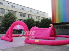 Best Quality Inflatable Go Kart Track Inflatable Race Track Inflatable Zorb Ball Track For Sale