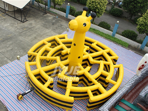 High Quality Inflatable Maze For Adults And Kids,Outdoor Griaffe Maze For Sale