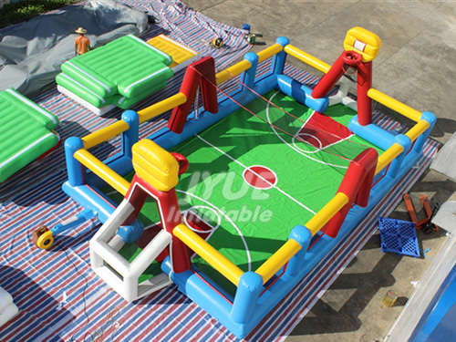 Inflatable Basketball Field Playground For Outdoor Sport Game