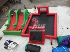High Quality Outdoor Inflatable Soccer Filed, Portable Inflatable Soccer Playground