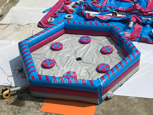 Cheap Price Wipeout Obstacle Course For Sale/ Giant Wipe Out Game Inflatable For Commercial