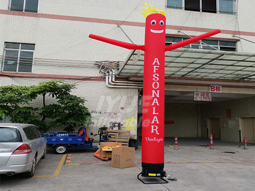 One Leg Mini Inflatable Sky Air Dancer Dancing Man For Advertisement