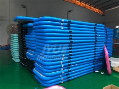 Customized Tumble Track Inflatable Air Mat For Gymnastics Blue Air Track Inflatable Air Tumble For Sale