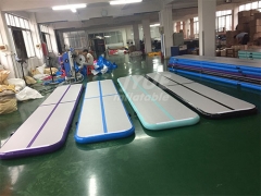 Factory Wholesale Price Floating Yoga Mat Inflatable Tumble Track Floor Tumbling Gym Mat Small Inflatable Air Track For Sale