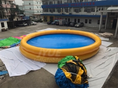 Blow Up Portable Swimming Pool Round Kids Inflatable Swimming Pool For Adults