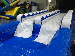 Double Slip N Slide With Swimming Pool For Kids And Adult