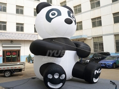Giant Inlatable Panda Cartoon For Outdoor Event