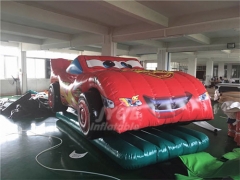 PVC Tarpaulin Customized Advertising Inflatable Car Cartoon For Events