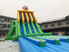 Commercial Blow Up Four Lane Water Slides Giant Inflatable Water Slide For Adults And Kids