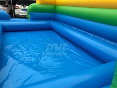 Commercial Blow Up Four Lane Water Slides Giant Inflatable Water Slide For Adults And Kids