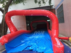 New Inflatable Island City Slide Play Center Small Inflatable Water Park Tube Slide
