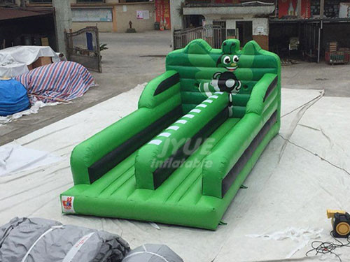 PVC Tarpaulin 2 Lane Bungee Run Inflatable For Sale With IPS System