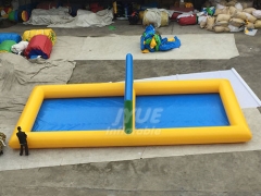Outdoor Beach Sport Inflatable Water Volleyball Court For Adult